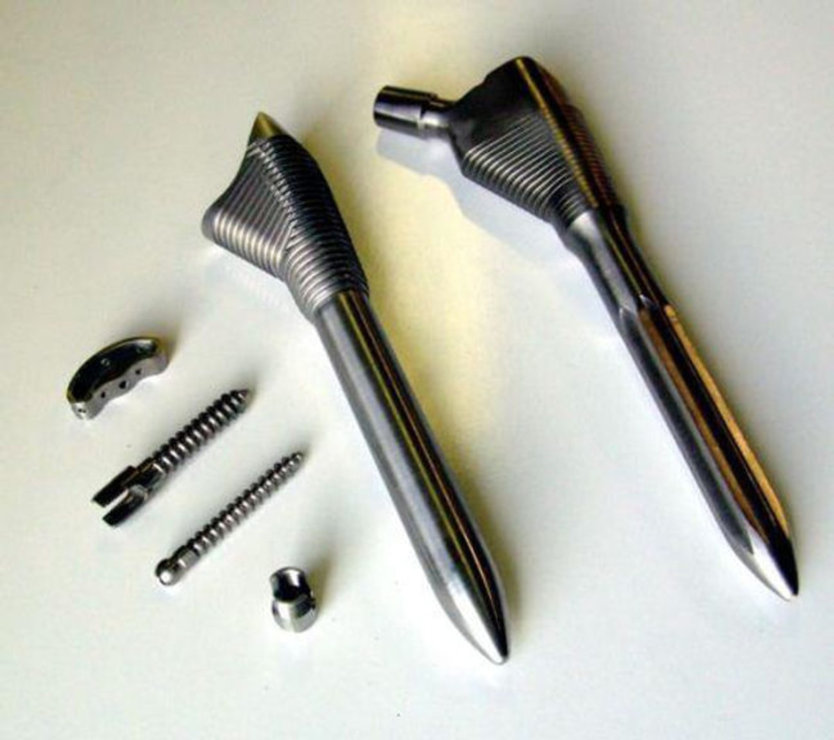Medical implant bone screws and components
