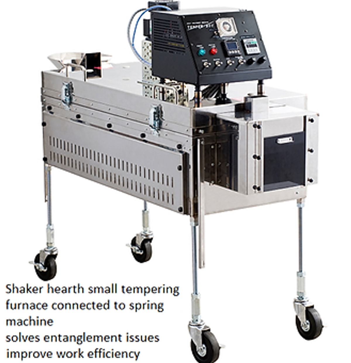 Automated spring tempering system — SMI-CA custom fabricated