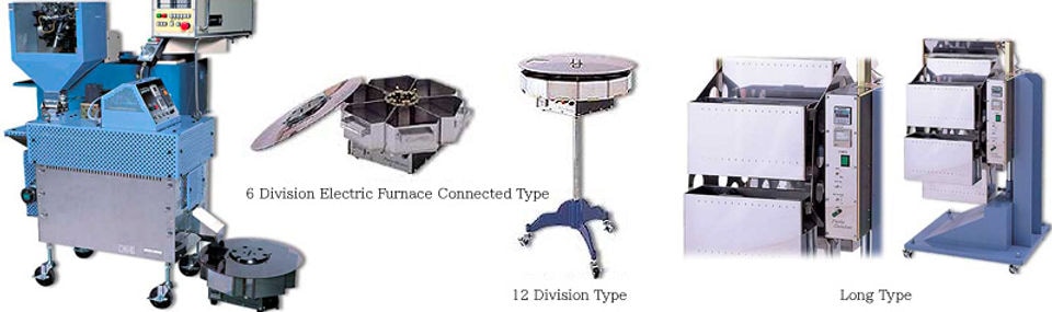 Custom parts catcher and conveyor system for precision spring manufacturing